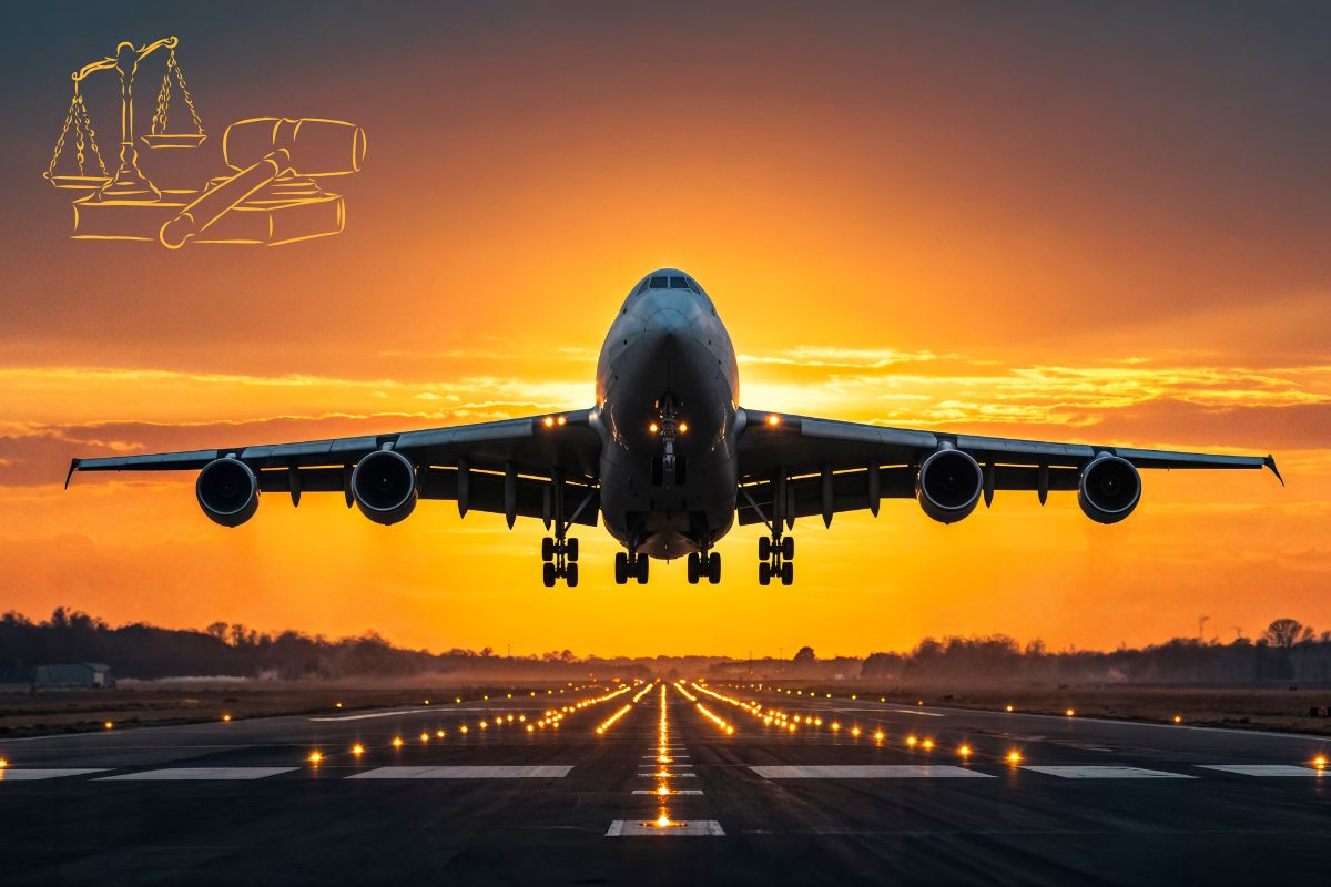 Putnički avion na pisti kao simbol neizvesnosti kod kašnjenja letova